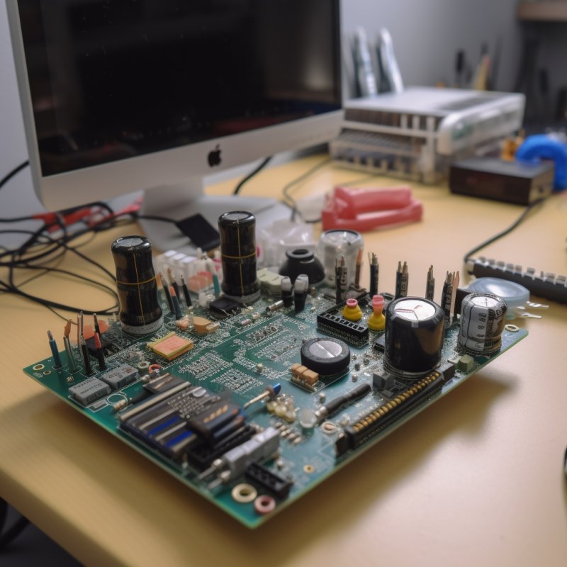 Praca chałupnicza: montaż prostych komponentów elektronicznych