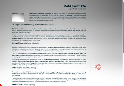 Manufaktura jak znaleźć autentyczne produkty